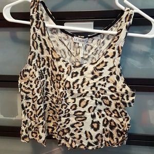 *Donated*Crop top tank with slit sides