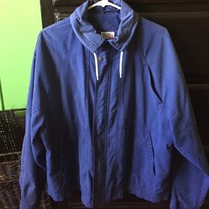 Denim-like Vintage Bomber Jacket