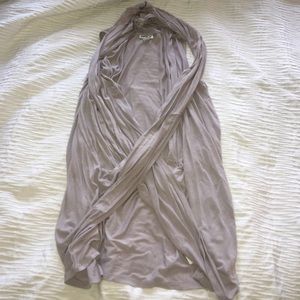 Multi-way sleeveless tank light gray small