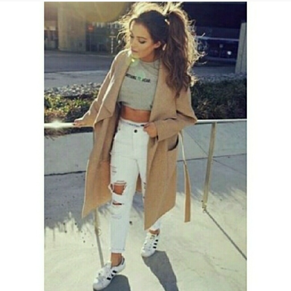2X HP ||🌟Best Selling Camel Trench Coat Duster - Picture 6 of 6