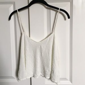 cute white simple vneck tank from UO