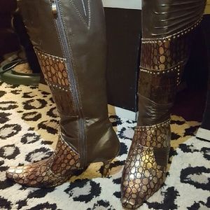 midnight velvet cowboy boots