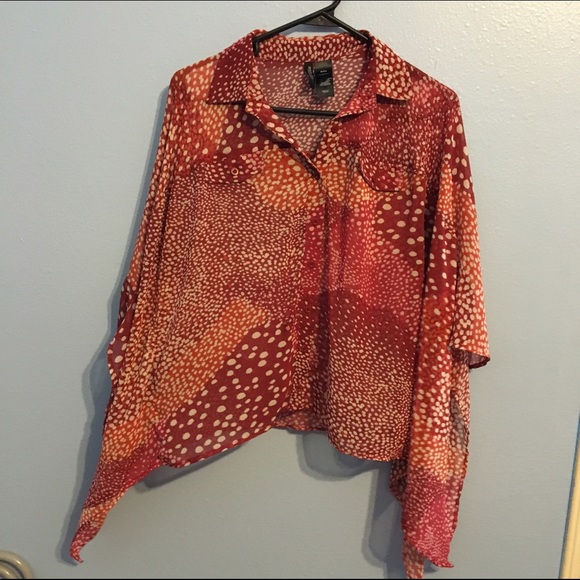 Bisou bisou batwing blouse
