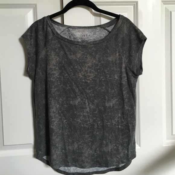 acid wash gray tee from pacsun