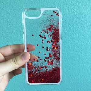 Red heart liquid iPhone 6 case ❤️