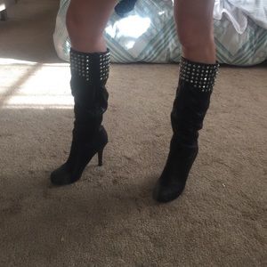 Never-been-worn BCBGeneration studded boots