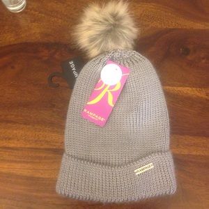 Faux fur beanie NWT