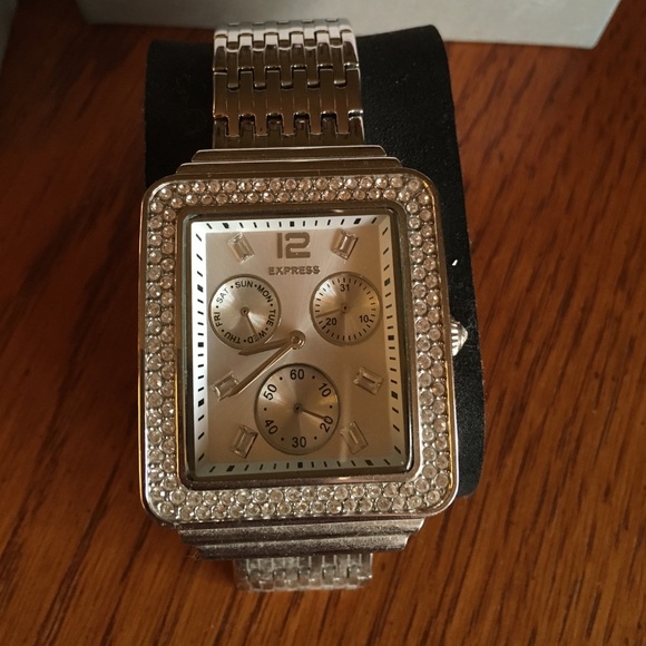 Express Watch. Rhinestone face. Barely used!!