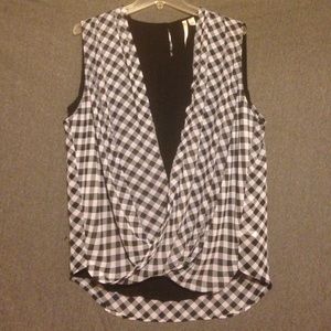 New York and company black blouse 2 pcs