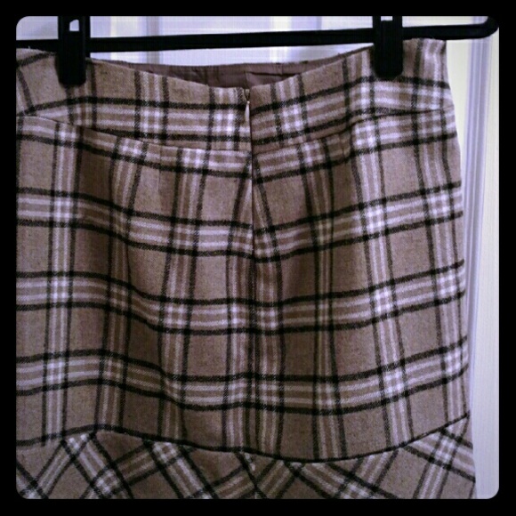 Plaid mini skirt - great to wear in fall or winter