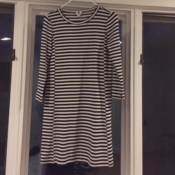 J. Crew striped shift dress