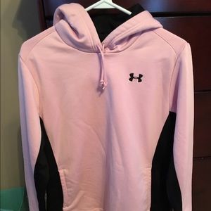 Pink Under Armour sweatshirt