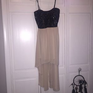 Sequined High Low Dress