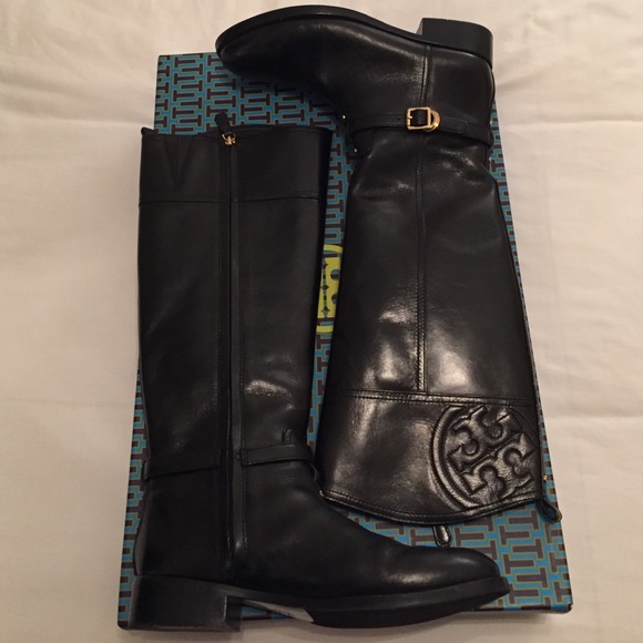 Tory Burch Shoes - Tory Burch - Marlene Riding Boot - Black