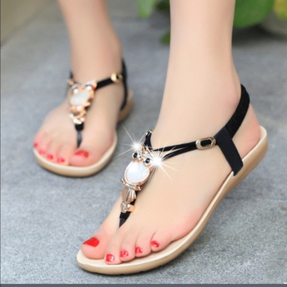 Shoes - Cute Owl Sandals