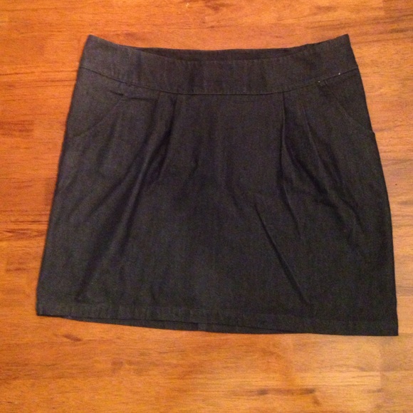 Women's denim mini skirt