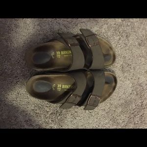 Brown Birkenstocks
