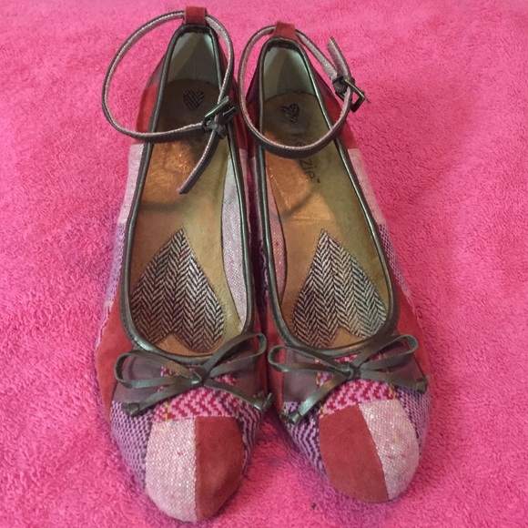 kenzie Shoes - Kenzie Patchwork Wedges
