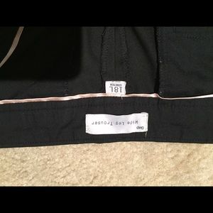 Gap wide leg black pants