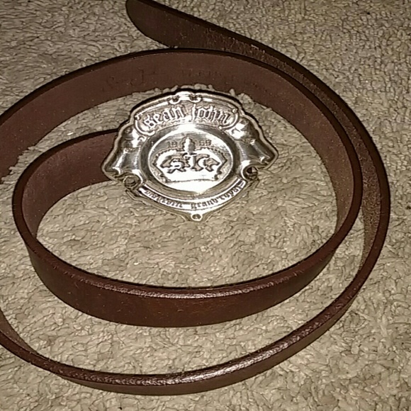 Brown Genuine leather Sean John Belt size 36