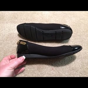 Anne Klein black flats