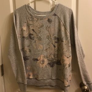 Floral printed sweatshirt
