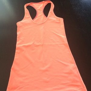 Neon coral/orange lulu lemon racer back!