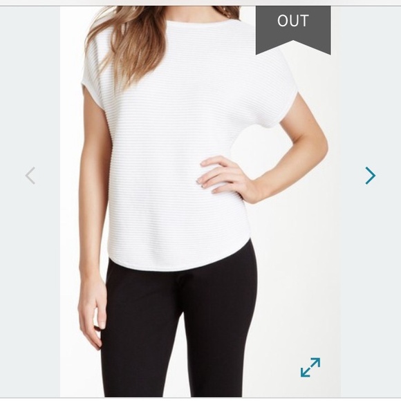 Joan Vass Raspberry Ottoman Sweater - Picture 3 of 4