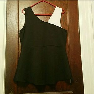 Peplum tank style top