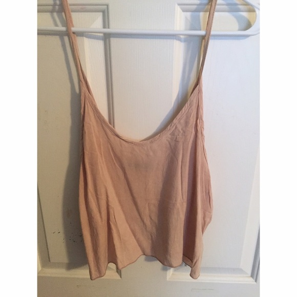 Light beige Brandy Melville crop top