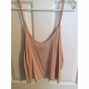 Light beige Brandy Melville crop top