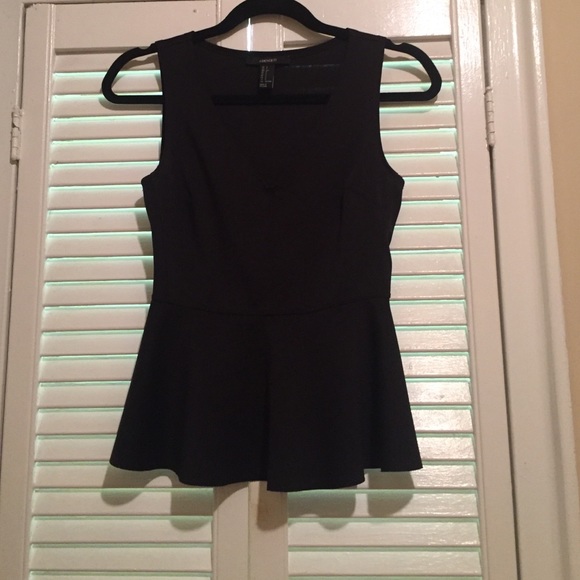 Forever 21- peplum top size S