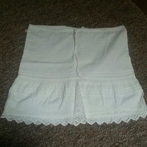 White skirt