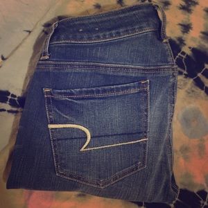 American Eagle Medium-Blue Jeggings