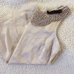 The Limited Beaded Cream Top *NWOT