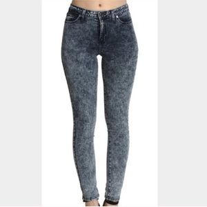 Nasty Gal Acid Wash Jeans
