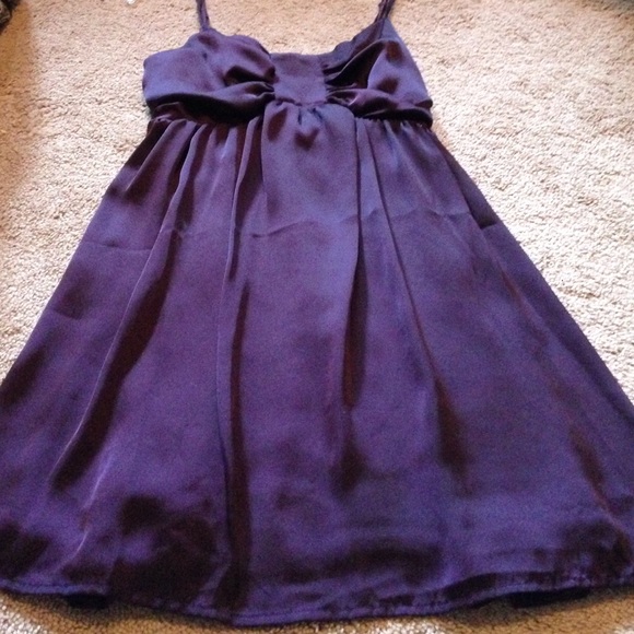 Purple Bow Prom Dress - Picture 2 of 4