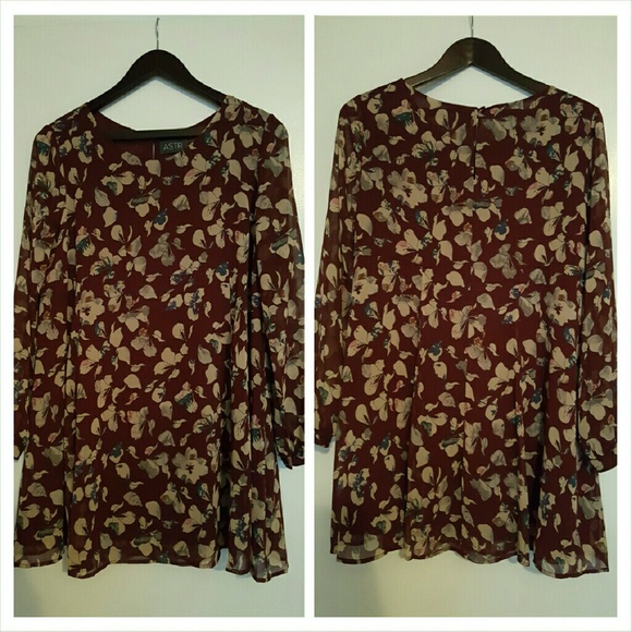 Flower print dress