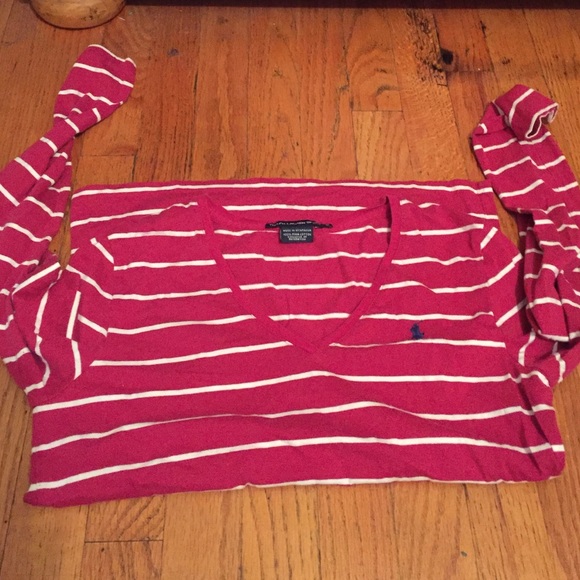 Ralph Lauren Sport-long sleeve striped shirt