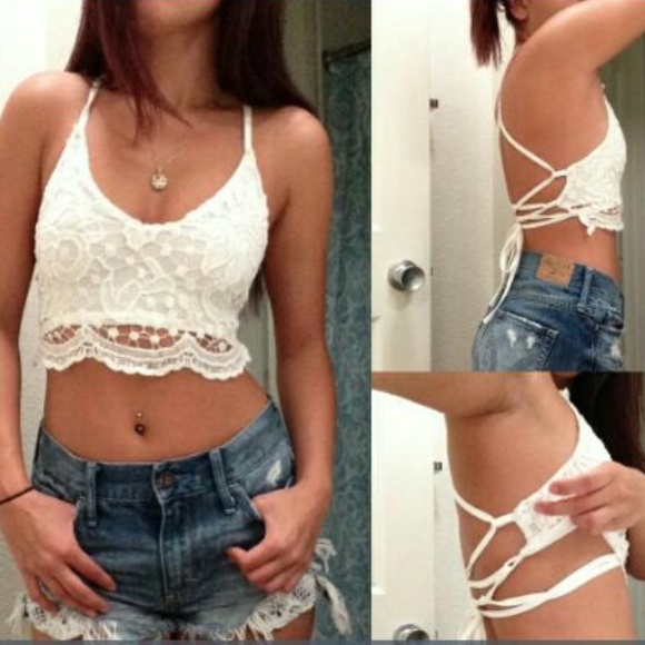 Crochet crop top