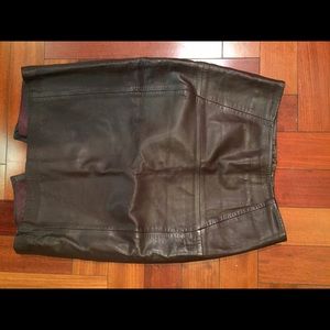 H&M leather skirt