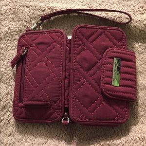 Vera Bradley all in one wristlet