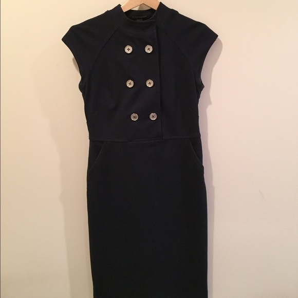 Bannana republic dress, navy blue, body shape - Picture 1 of 4