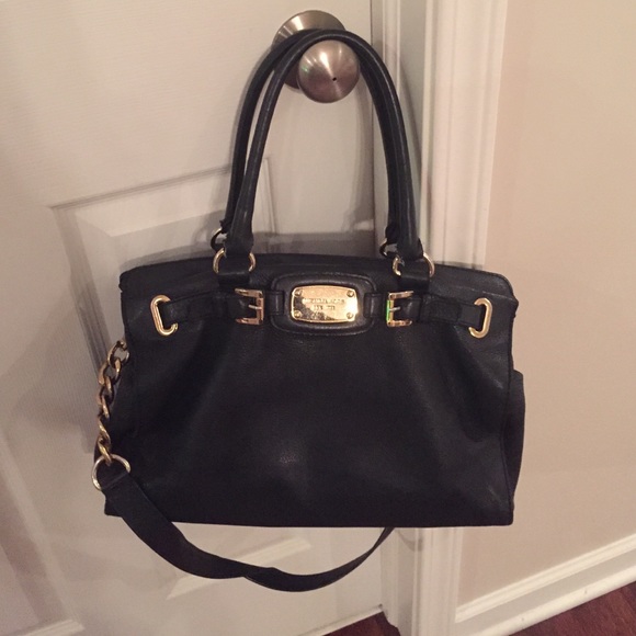 Michael Kors Black Leather Bag