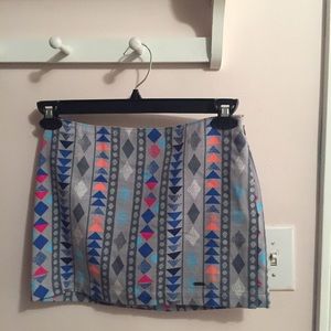 Hollister multicolored skirt