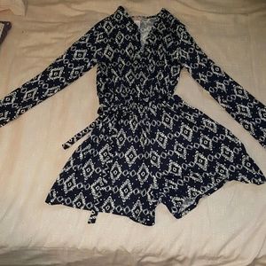 PLT LONG SLEEVE SHORTS ROMPER