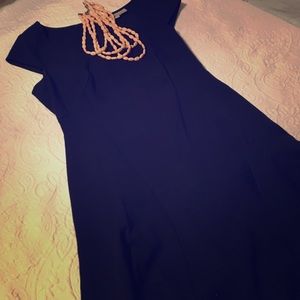Navy dress perfect for work