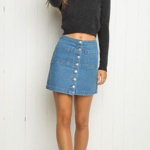 Brandy Melville "Bruce Denim" skirt