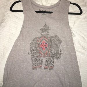 Lucky brand elephant grey medium tank
