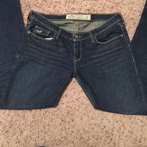 Hollister flare jeans.